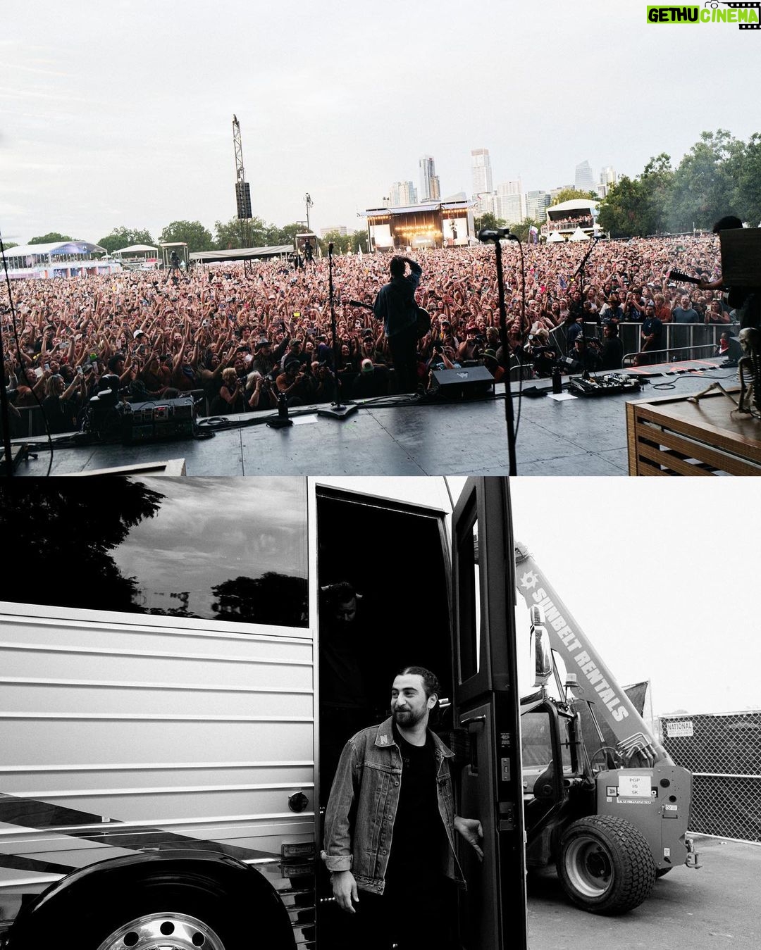 Noah Kahan Instagram - ACL, thanks for bringing me back to the light. One of my favorite shows of all time. For a moment it all felt simple again. Mumford and Sons, I have loved you my whole life thank you for allowing me to share the (very high up) stage with you. There is no us without you! Austin City Limits Music Festival (ACL)