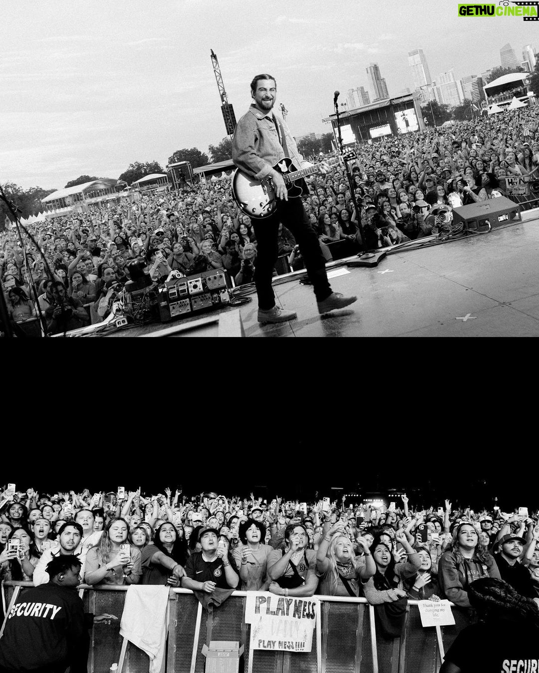 Noah Kahan Instagram - ACL, thanks for bringing me back to the light. One of my favorite shows of all time. For a moment it all felt simple again. Mumford and Sons, I have loved you my whole life thank you for allowing me to share the (very high up) stage with you. There is no us without you! Austin City Limits Music Festival (ACL)