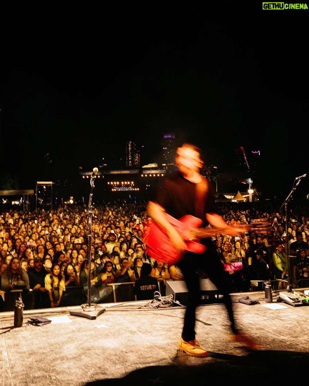 Noah Kahan Instagram - ACL, thanks for bringing me back to the light. One of my favorite shows of all time. For a moment it all felt simple again. Mumford and Sons, I have loved you my whole life thank you for allowing me to share the (very high up) stage with you. There is no us without you! Austin City Limits Music Festival (ACL)