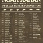 Noah Kahan Instagram - All Advance Registration Presale tickets are available for the We’ll All Be Here Forever Tour, including added dates. We are in uncharted territory folks! It’s so surreal and I love y’all! All tickets will be available this Friday at 10am local. Face value ticket transfers will be available to prevent scammers and scalpers (NY/CO shows are exempt). $1 from each ticket will be donated to The Busyhead Project, a fund at the Vermont Community Foundation, which supports organizations delivering mental health treatment and providing access to care.