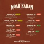 Noah Kahan Instagram – I can’t be stopped! Adding 2 shows in Tallahassee, FL and Irving, TX. Presale will start next Wednesday July 19th at 10am local, sign up for verified fan presale on my tour site. On sale will be next Friday July 21st at 10am local. Stick Season is still the climate baby, let’s keep it going