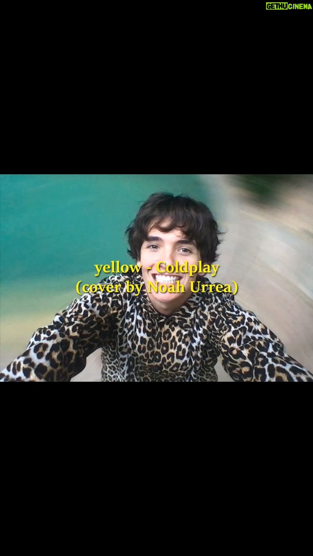 Noah Urrea Instagram - My cover of Yellow is out now on my YouTube :) this video has a special place in my heart and it wouldn’t have been possible without you guys. ANDDD A VERY SPECIAL THANKS TO @n.u.ediits for doing such a beautiful job on the edit… I’m so happy we got to do this together❤️