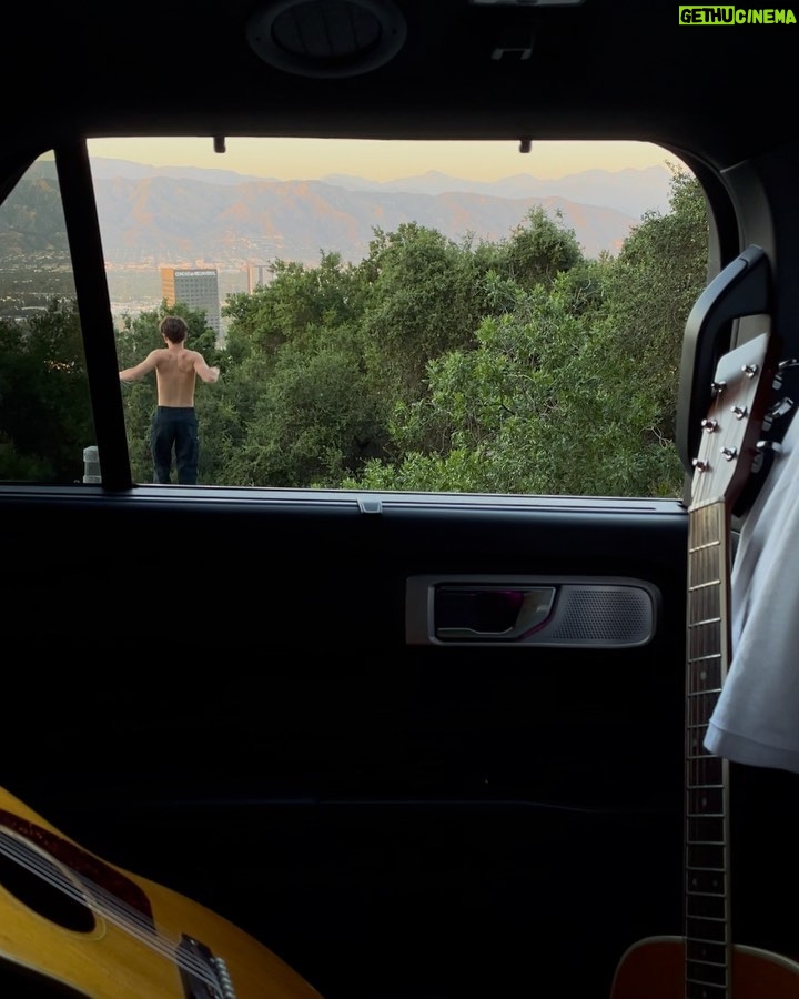 Noah Urrea Instagram - If only you could hear what I’m dancing to Los Angeles, California