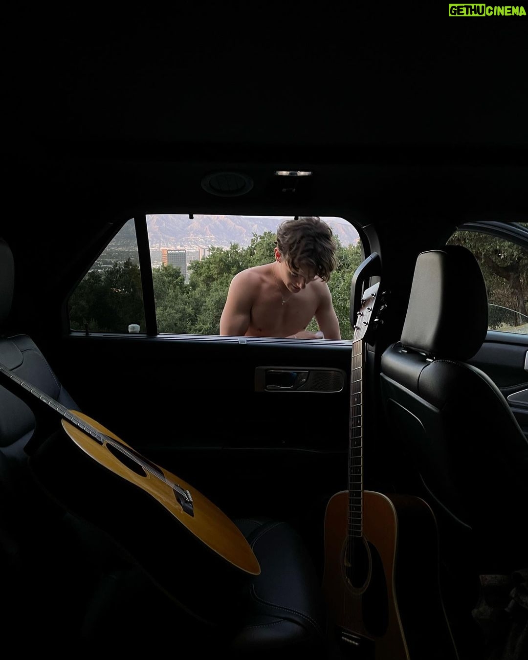 Noah Urrea Instagram - If only you could hear what I’m dancing to Los Angeles, California