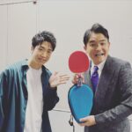 Nobuyuki Hayakawa Instagram – なんとなんとなんと水谷選手に卓球のラケット頂きました！ありがとうございます！
本気でやろうー！
BKBコーチしてー！
