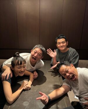 Nobuyuki Hayakawa Instagram - 高橋さん！みさとさん！のお祝い会！
大祝い！
#みさとさんは大日如来くらい周りを照らす
#高橋さんは
#ゴイゴイスー
#ワキッソス様
#産みの親
#大恩人
#結婚おめでとうございます