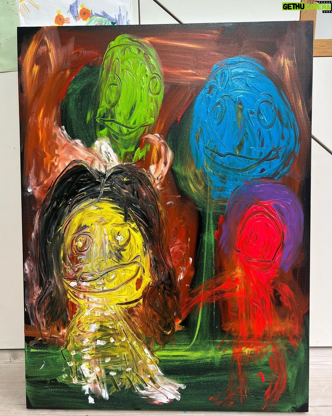 Noel Fielding Instagram - Self portrait with 3 other Dickheads x