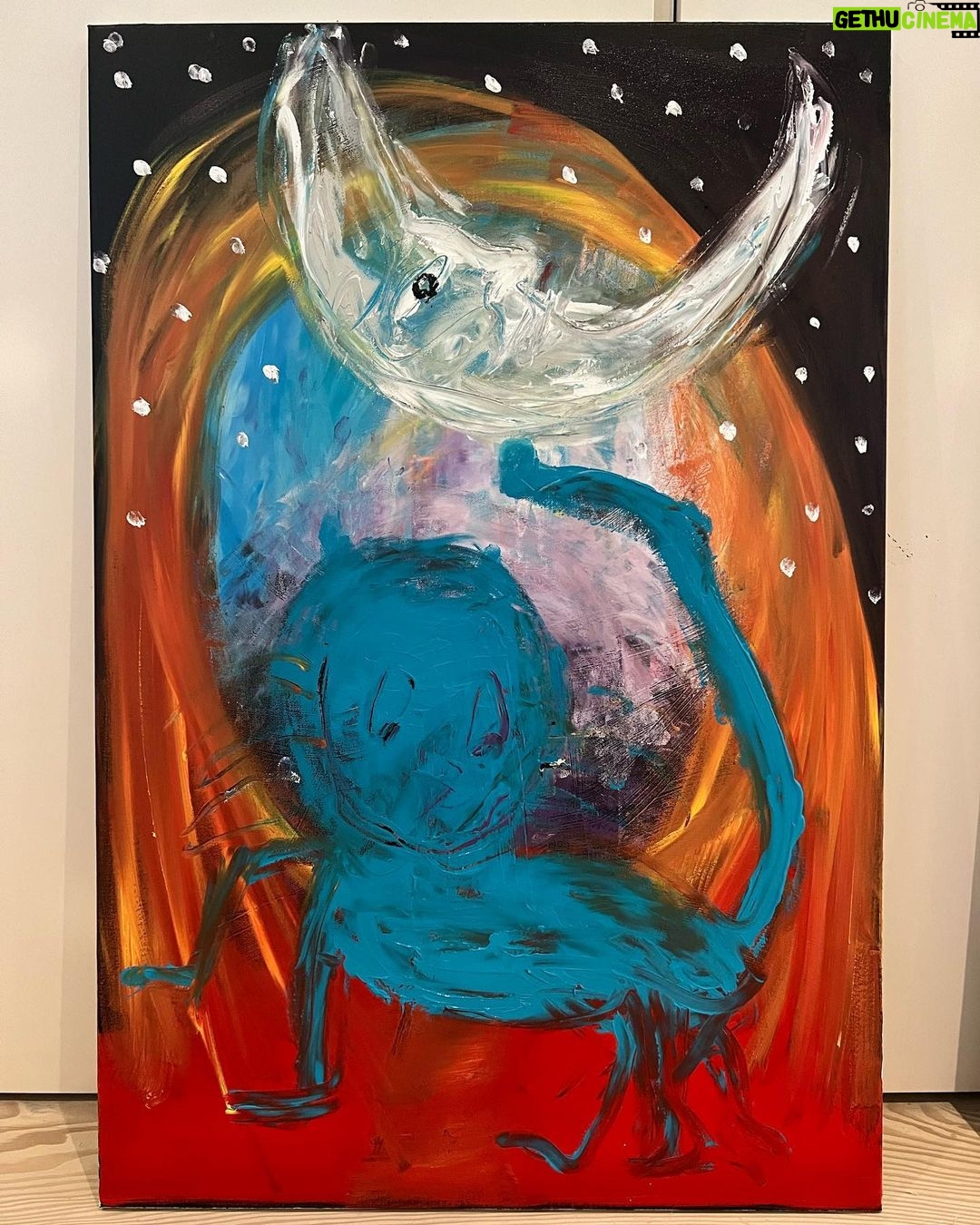 Noel Fielding Instagram - The Cat the Moon and Me x