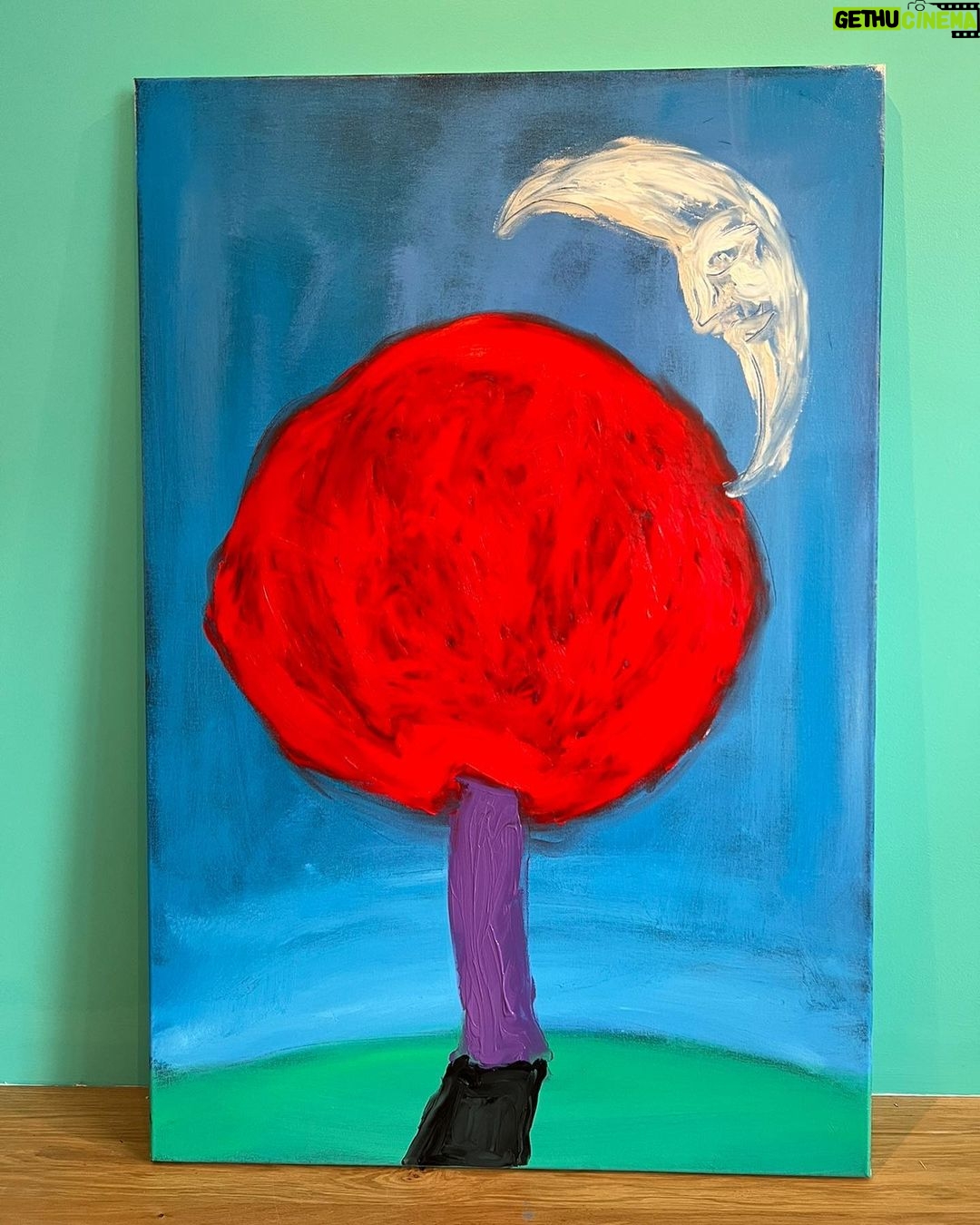 Noel Fielding Instagram - The Moon On Her (oil x)