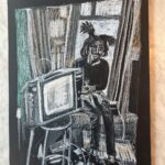 Noel Fielding Instagram – Jean Michel x Crayon x