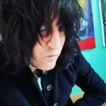 Noel Fielding Instagram - Home alone doing a photo shoot for absolutely no one. Syd Barrett plays in the background Whilst Edward Gorey drifts around drinking herbal tea and stroking an invisible cat. x