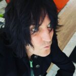 Noel Fielding Instagram – Home alone doing a photo shoot for absolutely no one. Syd Barrett plays in the background Whilst Edward Gorey drifts around drinking herbal tea and stroking an invisible cat. x