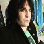 Noel Fielding Instagram - Home alone doing a photo shoot for absolutely no one. Syd Barrett plays in the background Whilst Edward Gorey drifts around drinking herbal tea and stroking an invisible cat. x