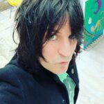 Noel Fielding Instagram - Home alone doing a photo shoot for absolutely no one. Syd Barrett plays in the background Whilst Edward Gorey drifts around drinking herbal tea and stroking an invisible cat. x