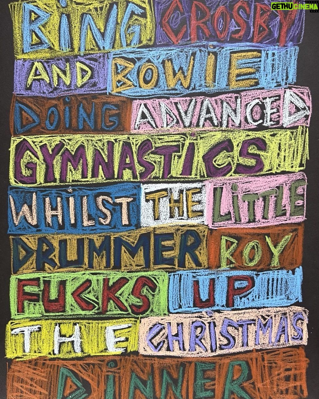 Noel Fielding Instagram - number 6 in the 12 days of noelmas sold x Amazeballs x