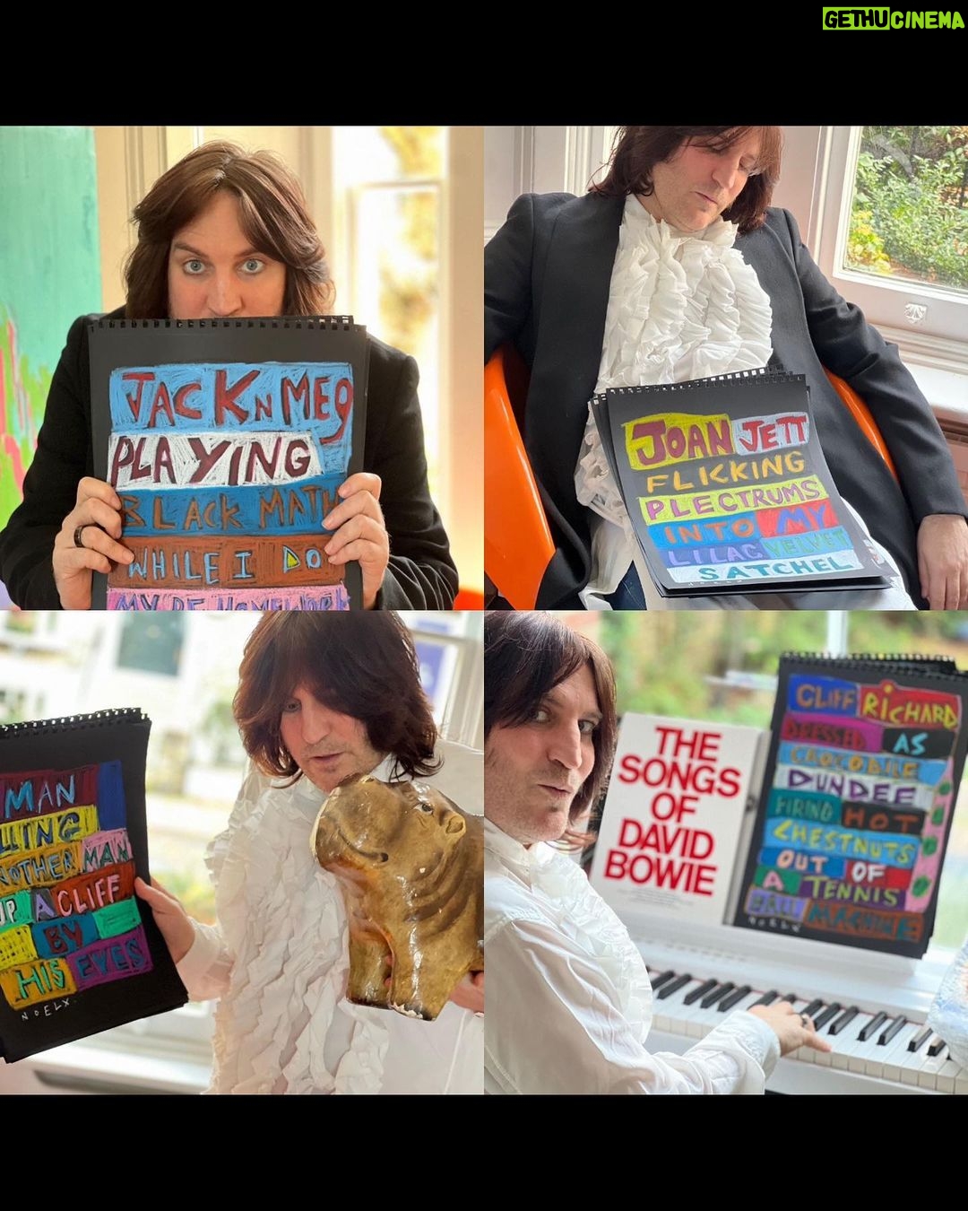 Noel Fielding Instagram - Sold ! number 12 of 12 ! That completes The 12 days of Noelmas ! Thank you everyone who came and danced love you all x x 🖤 thank you to @nedkellyart x