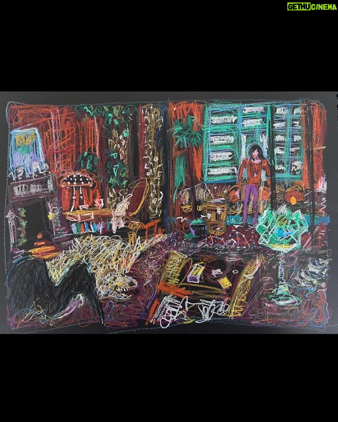 Noel Fielding Instagram - Performance ( The one that achieves madness) Crayon x