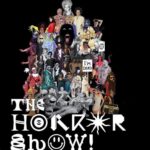 Noel Fielding Instagram - Go see The Horrow Show at @somersethouse curated by genius duo @iainandjane I am lucky enough to have one of my large paintings included x x swipe to see 3 of me standing in front of it. x @jakechapwoman x