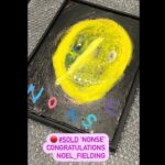 Noel Fielding Instagram - Sold ! ‘Nonse’ in oil. lol x @dontwalkwalkgallery