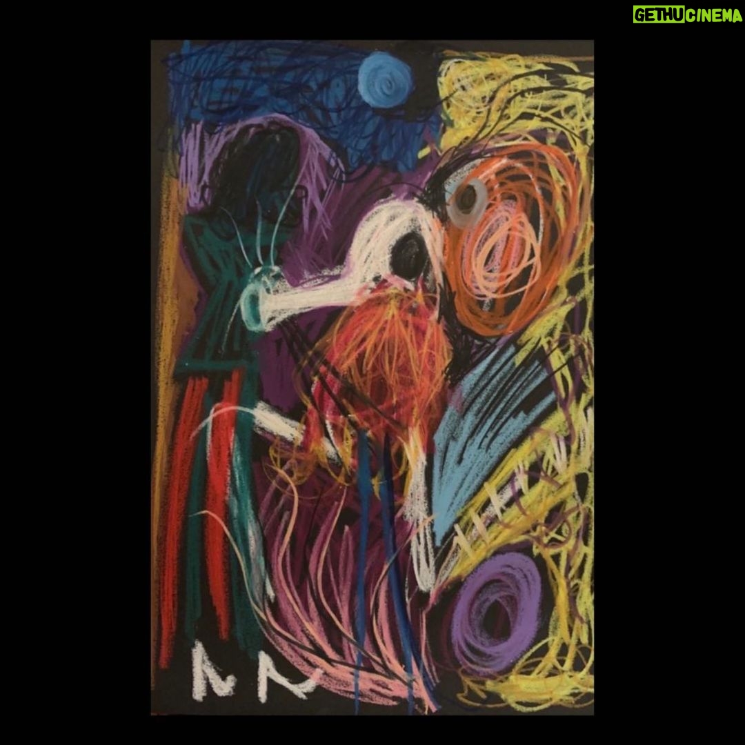 Noel Fielding Instagram - I’ve got a mouse and he hasn’t got a house I don’t know why I call him Gerald. He’s getting rather old but he’s a good mouse. ( crayon ) @pinkfloyd x