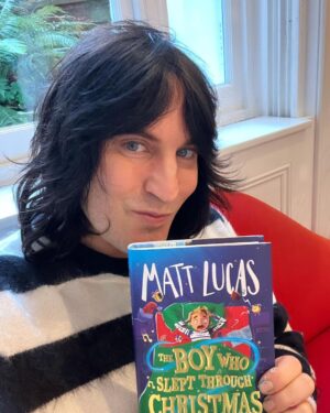 Noel Fielding Instagram - Just received this lovely gift from my good Friend @realmattlucas Can’t wait to read this with my kids. x x 💓💗💓💗