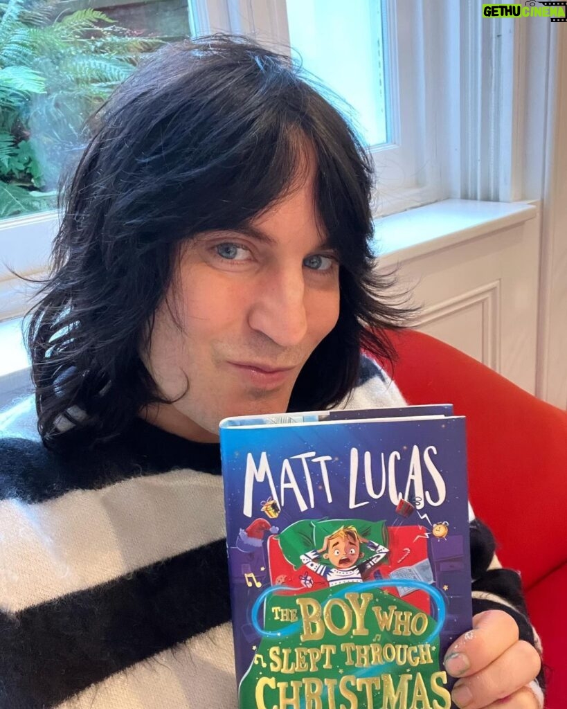 Noel Fielding Instagram - Just received this lovely gift from my good Friend @realmattlucas Can’t wait to read this with my kids. x x 💓💗💓💗