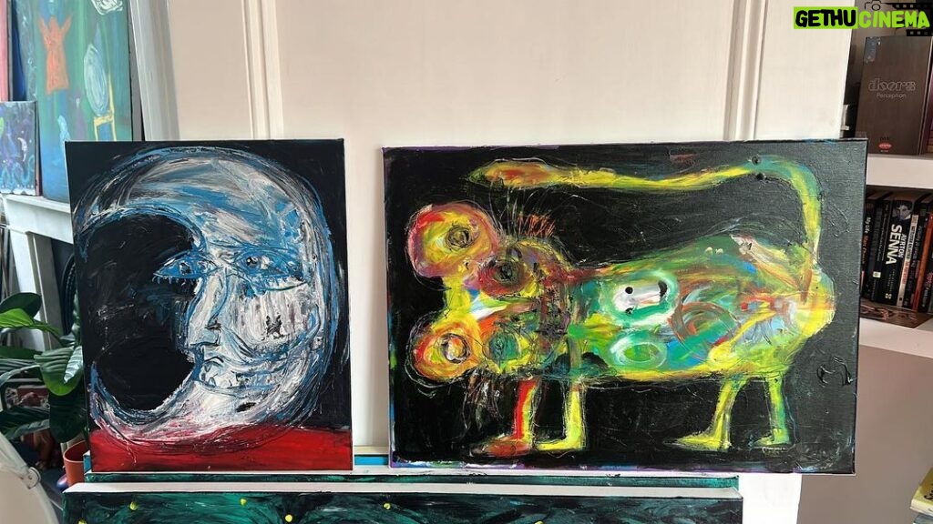 Noel Fielding Instagram - SOLd ! 👻👻👻 x Thank you for giving these two homes i’m sad to say goodbye to these guys but happy for them to go on a new adventure ! Thank you @dontwalkwalkgallery x x x