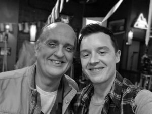 Noel Fisher Instagram - F'n Kermit...one half of the very best barfly duo. #Shameless