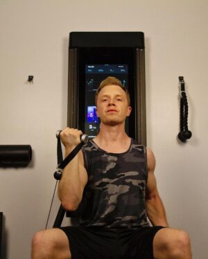Noel Fisher Instagram - My home gym just got the ultimate upgrade from @Tonal! 

For someone who frequently needs to squeeze in exercise before work or fit it into an otherwise chaotic and demanding schedule, Tonal is a game changer. It is literally like having an entire gym’s worth of equipment right in your home. 

I really can’t believe how amazing this thing is. If you are looking to transform your workouts, this is the machine to get! No question. 

Click on the link in my bio and enter "noelfisher" for $100 off your Tonal today! 

#TonalPartner #BeYourStrongest