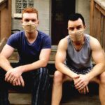 Noel Fisher Instagram - Boys in the hood. #Shameless #mickeymilkovich #Gallavich #wearamask