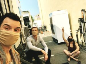 Noel Fisher Instagram - The least threatening Mortal Combat characters ever. 

#Shameless #Gallavich #Milkovich #wearamask