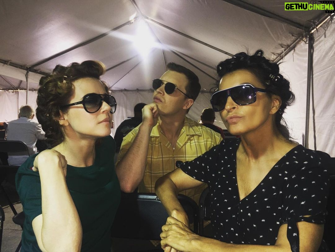 Noel Fisher Instagram - We wear our sunglass at night...😎 #Capone May 12th! @joshuatrank @bronstudios