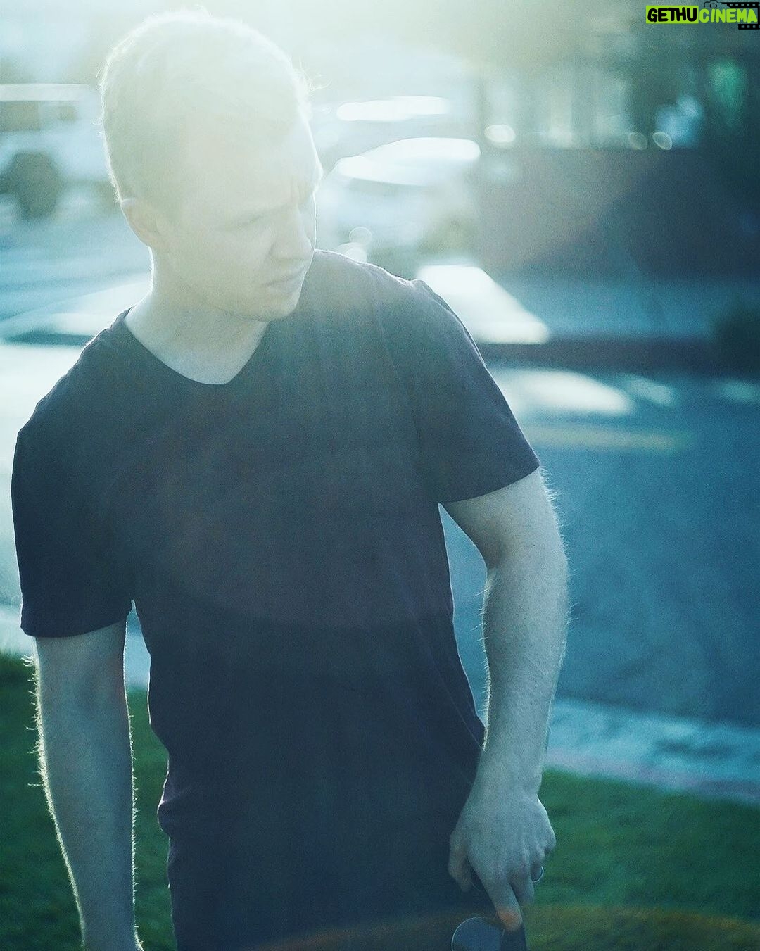 Noel Fisher Instagram - Here's me clearly needing and reaching for my sunglasses. #NoHashtags @christopherlovick for the photo cred