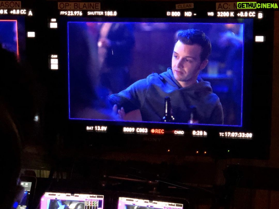 Noel Fisher Instagram - Behind the scenes on #TheRedLine. Proving once and for all I can grow side burns.