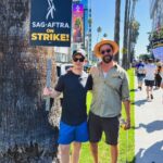 Noel Fisher Instagram - Guess who I ran into yesterday? #sagaftra #unionstrong