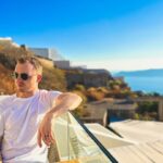 Noel Fisher Instagram - Fun in the Santorini sun.