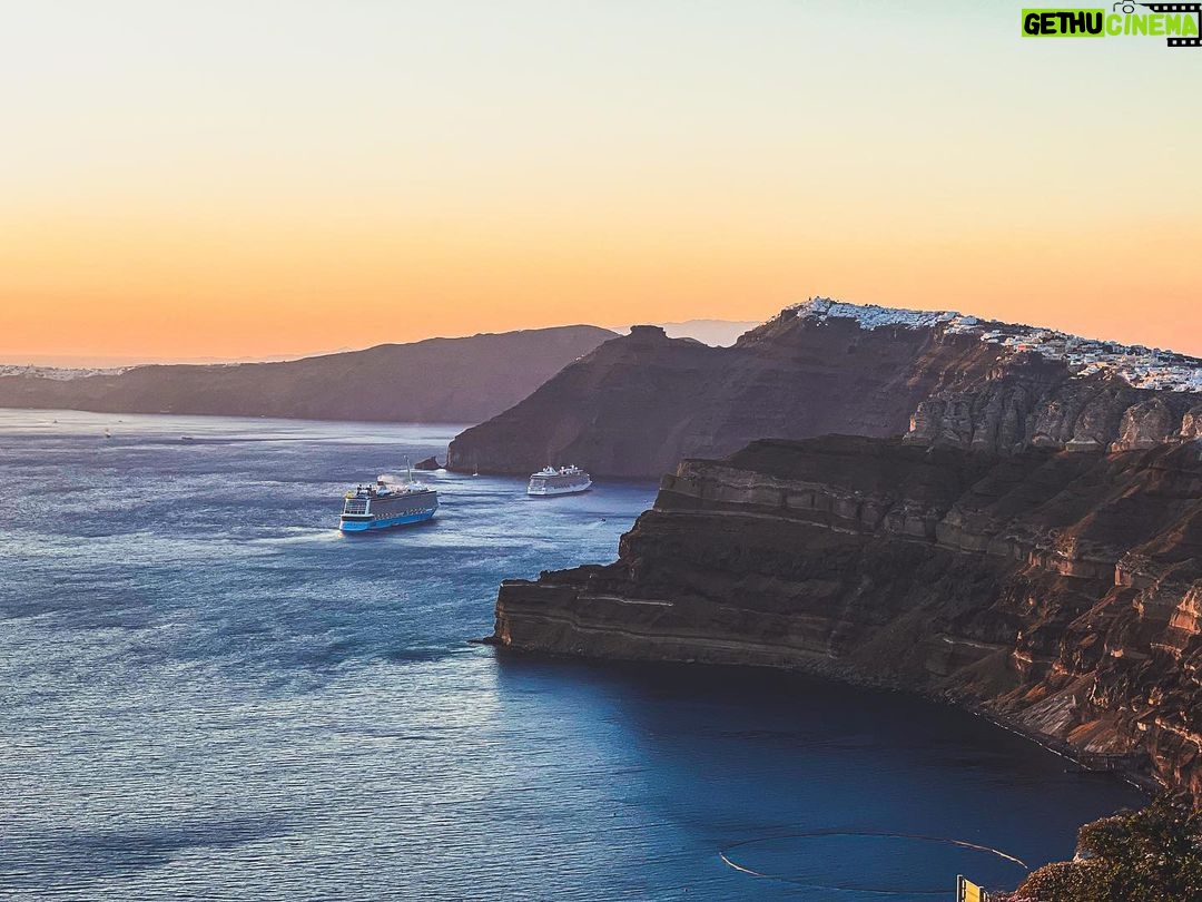 Noel Fisher Instagram - #Greece is another country that I've always wanted to visit and #Santorini was yet another place that's almost too beautiful to believe. It's like walking through a picturesque photo everywhere you go. Incredible. Amazing food and jaw dropping views like this all over. I can't wait to go back.