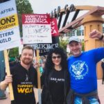 Noel Fisher Instagram – In #solidarity on the picket line with the #WGA fighting for fair contracts!
Without writers, we really don’t have anything.