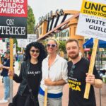 Noel Fisher Instagram – In #solidarity on the picket line with the #WGA fighting for fair contracts!
Without writers, we really don’t have anything.