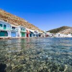 Noel Fisher Instagram - Klima is this great old fishing area on Milos. All these colorful fisherman homes called Syrma houses are right on the water. They're these boat garage-like structures with a living space above the ocean "parking spot" that have all been converted into rental spaces. We didn't stay here but really loved the area.
