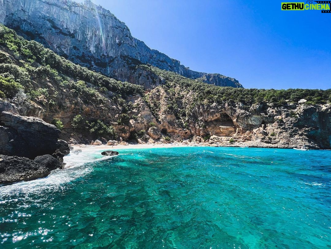 Noel Fisher Instagram - #Sardinia #Italy was one of the most naturally beautiful places I've ever seen. Stunningly clear turquoise water and majestic cliffs of lush green that frame these incredible beaches. It's basically paradise. Plus they ALSO have gelato so I really hope we get to go back.