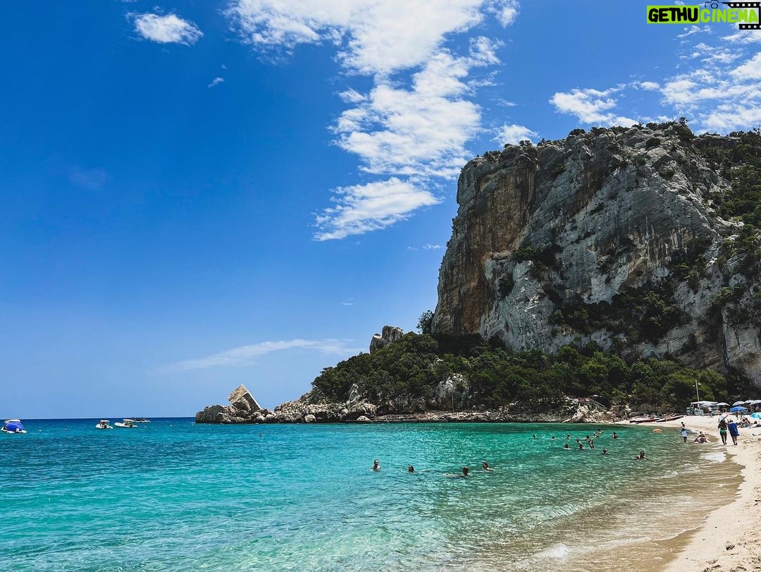 Noel Fisher Instagram - #Sardinia #Italy was one of the most naturally beautiful places I've ever seen. Stunningly clear turquoise water and majestic cliffs of lush green that frame these incredible beaches. It's basically paradise. Plus they ALSO have gelato so I really hope we get to go back.