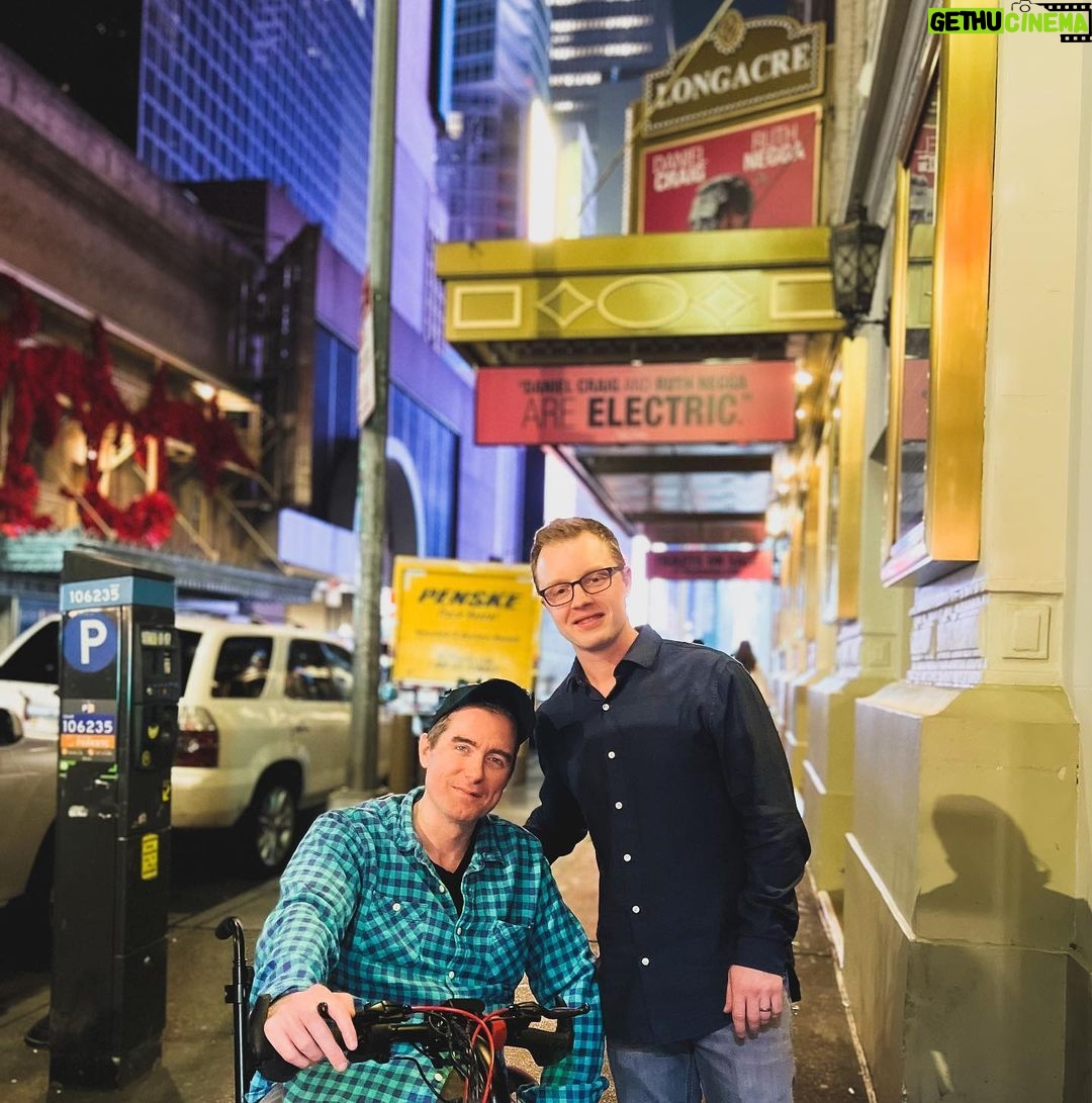 Noel Fisher Instagram - So good seeing you MPT! The one and only Michael Patrick Thornton absolutely crushing #Macbeth on #Broadway with #DanielCraig and #RuthNegga. If you're in town, don't miss it. #TheRedLine reunion.