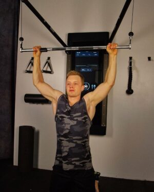 Noel Fisher Instagram - My home gym just got the ultimate upgrade from @Tonal! 

For someone who frequently needs to squeeze in exercise before work or fit it into an otherwise chaotic and demanding schedule, Tonal is a game changer. It is literally like having an entire gym’s worth of equipment right in your home. 

I really can’t believe how amazing this thing is. If you are looking to transform your workouts, this is the machine to get! No question. 

Click on the link in my bio and enter "noelfisher" for $100 off your Tonal today! 

#TonalPartner #BeYourStrongest