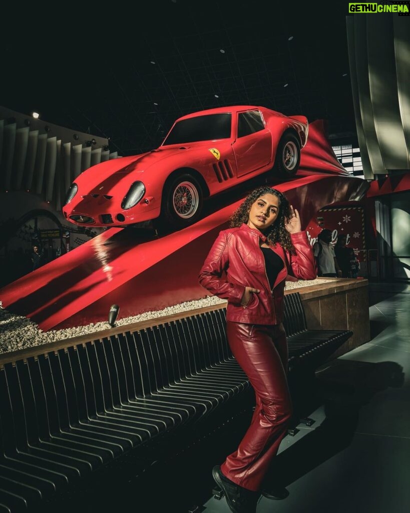 Noorin Shereef Instagram - Ferrari dreams and Christmas schemes 🏎🎄– the perfect blend of speed and festive cheer at Ferrari World, Abudhabi . @ferrariworldyasisland @visitabudhabi #inabudhabi Ferrari World, Abu Dhabi, UAE