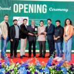 Noorin Shereef Instagram - It was such a great feeling for us to be part of this grand event at Abu Dhabi,Uae. Sharing stage with the pride of kerala @yusuffali.ma Sir was such an honour. Thanks to @faisal_malabar & family for inviting us to the grand opening of @cosmossportsacademy_ . Wishing all good to the team and looking forward to be here soon again. Thank you @nahanood_anar for making everything perfect for us as always. 🤗 In Sha Allah ♥️ #fahinoor #abudhabi Abu Dhabi, United Arab Emirates