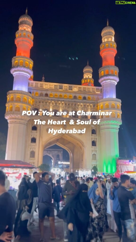 Noorin Shereef Instagram - Charminar ✨- The Heart & Soul of Hyderabad ✨ Video specially Ft. Irani Chai and Osmania biscuit from the legendary @nimrahcafeandbakery ♥✨ 📸: @fahim_safar