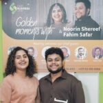 Noorin Shereef Instagram - Moments captured from "Golden Moments with #Fahinoor " organised by @fastbusinessline_llc . Thanks for the love & we are much honoured to receive the Uae Government's Golden Visa on this special occassion. Thank you team. ♥️🫠 #uae #fahinoor #visa Dubai, United Arab Emirates