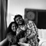 Noorin Shereef Instagram - Another year, another reason to devour cake and pretend we’re adults! Happy birthday to my best friend and loving husband, the one who’s been stuck with me through all my crazy moments. Just like I’m sorting through all my phone photos, you’re the forever picture of love and support in my life. Here’s to more adventures and sweet moments together!” 📷🎂🎉💑 Ps- posting this with fai’s forever Fav song♥️