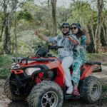 Noorin Shereef Instagram - Happiness is exploring new terrains together 🫠 ATV Forest Ride @noorin_shereef_ Photo : @arun_sathyan_n Fahinoor Stylist : @ashi_ashz Travel Brand Partner : @milaanholidays Travel Curator : @anarcelebritymanagement Phuket